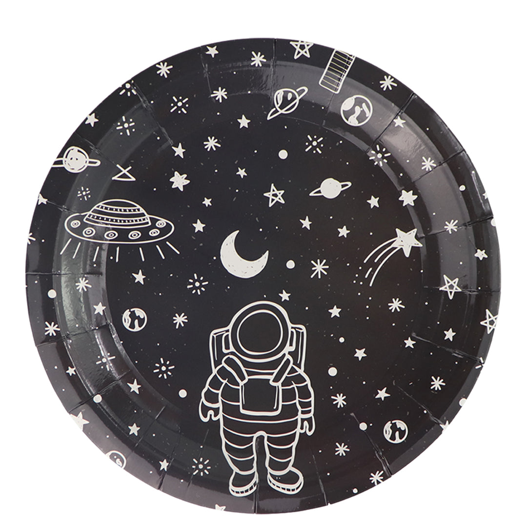 Plato 9" Astronauta - 8 Piezas