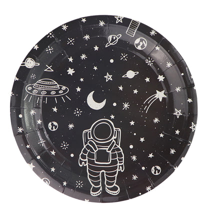 Plato 9" Astronauta - 8 Piezas