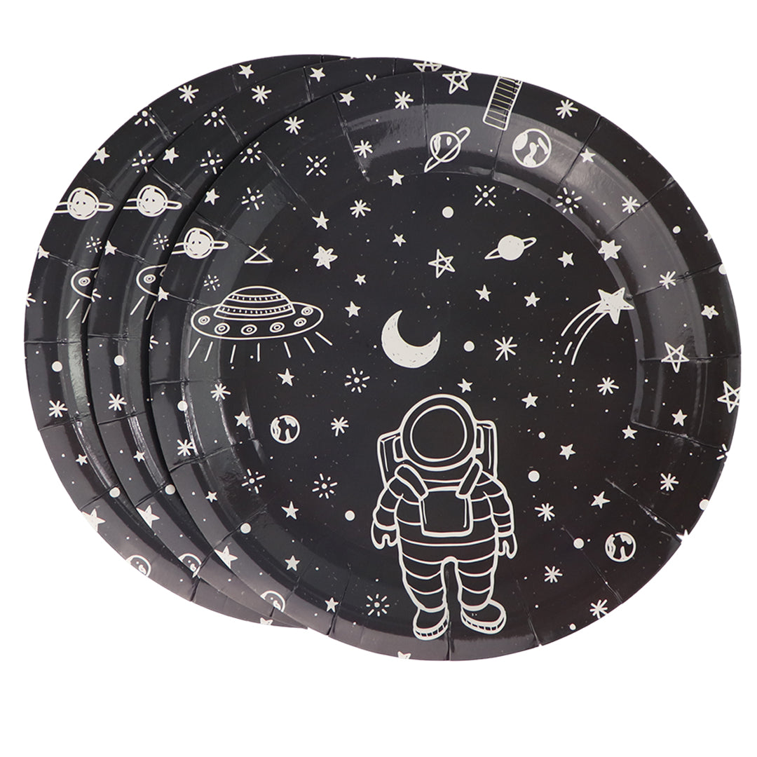 Plato 9" Astronauta - 8 Piezas