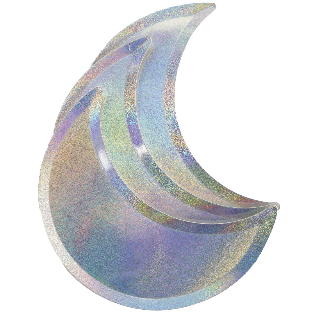 Kit de Fiesta Luna Iridiscente: Platos, Vasos, Cubiertos, Popotes, Servilletas y Decoración