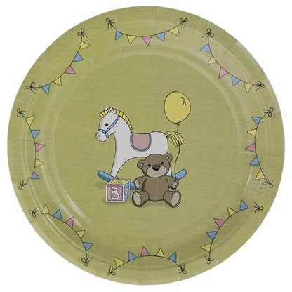 Kit de Fiesta Infantil Caballito: Platos, Vasos, Cubiertos, Popotes, Servilletas y Decoración
