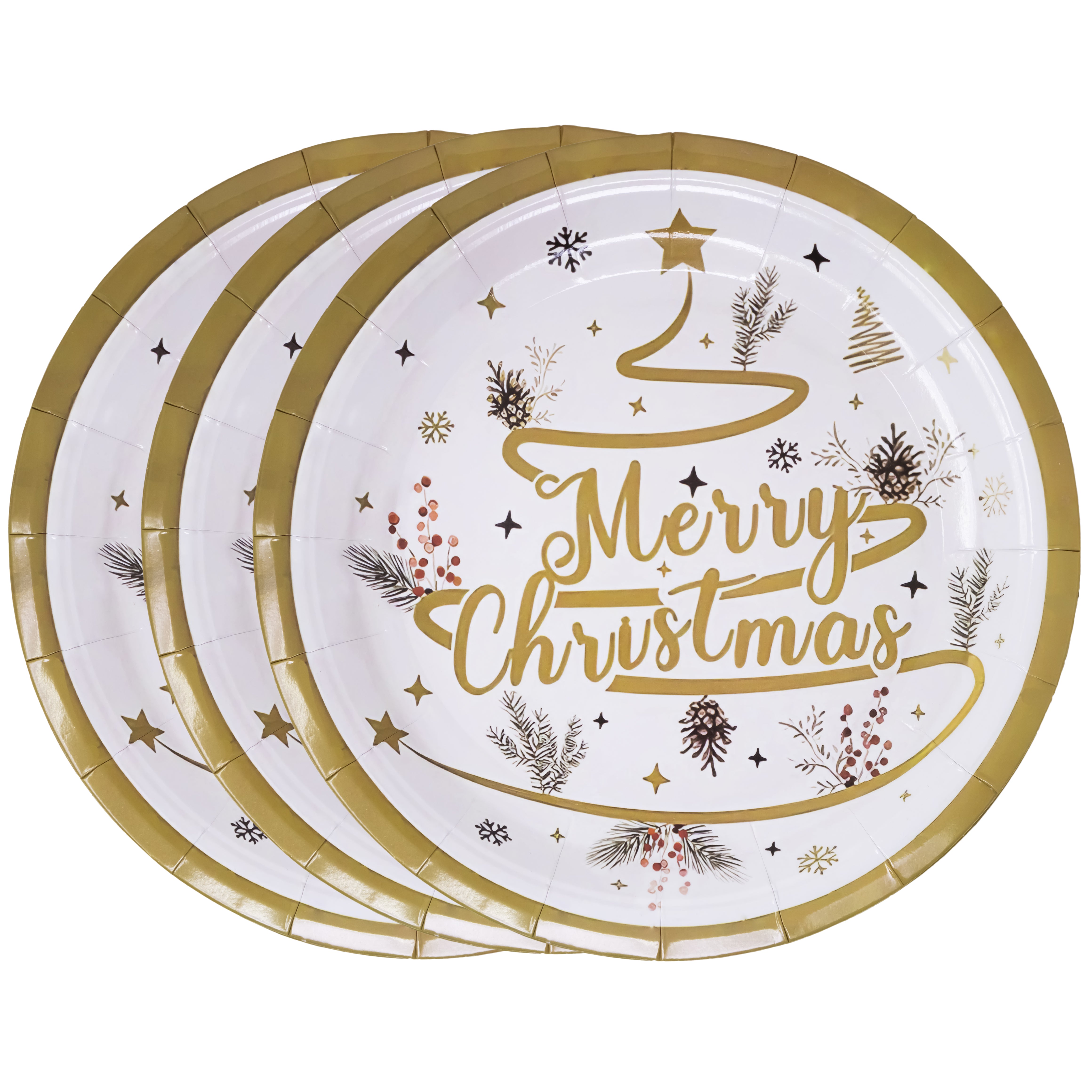 Set de Fiesta Desechable - Merry Christmas