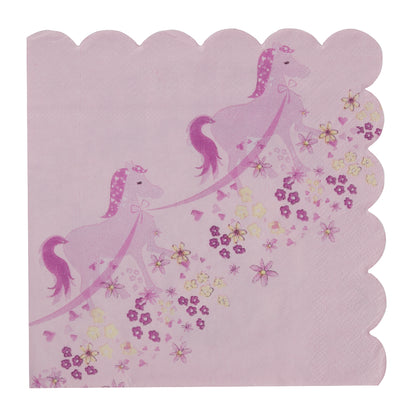 Kit de Fiesta Princesa Rosa: Platos, Vasos, Popotes, Servilletas y Decoración
