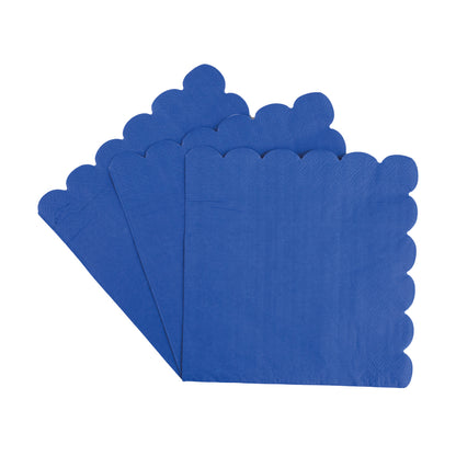 Kit de Fiesta Collection Azul Rey: Platos, Vasos, Cubiertos, Popotes, Servilletas y Decoración