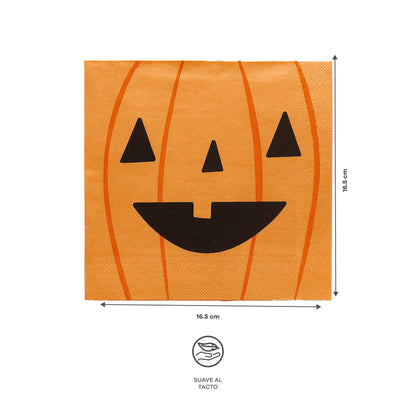 Set de Fiesta para Halloween - Calabaza