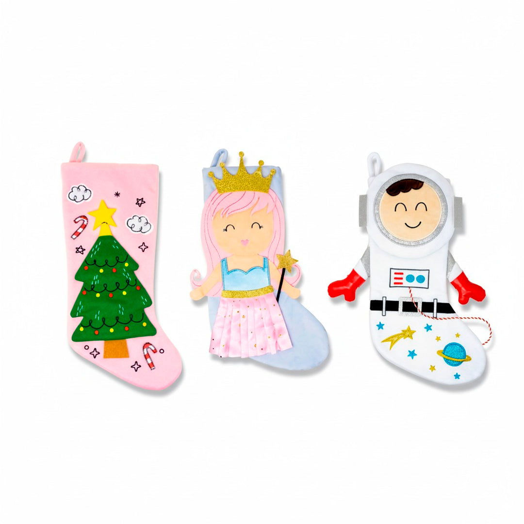 Set de 3 Botas Kids Navideñas