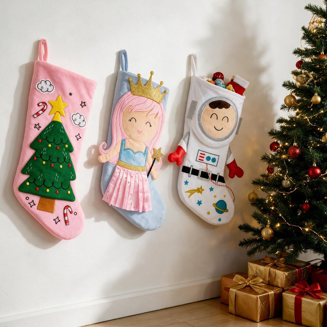 Set de 3 Botas Kids Navideñas