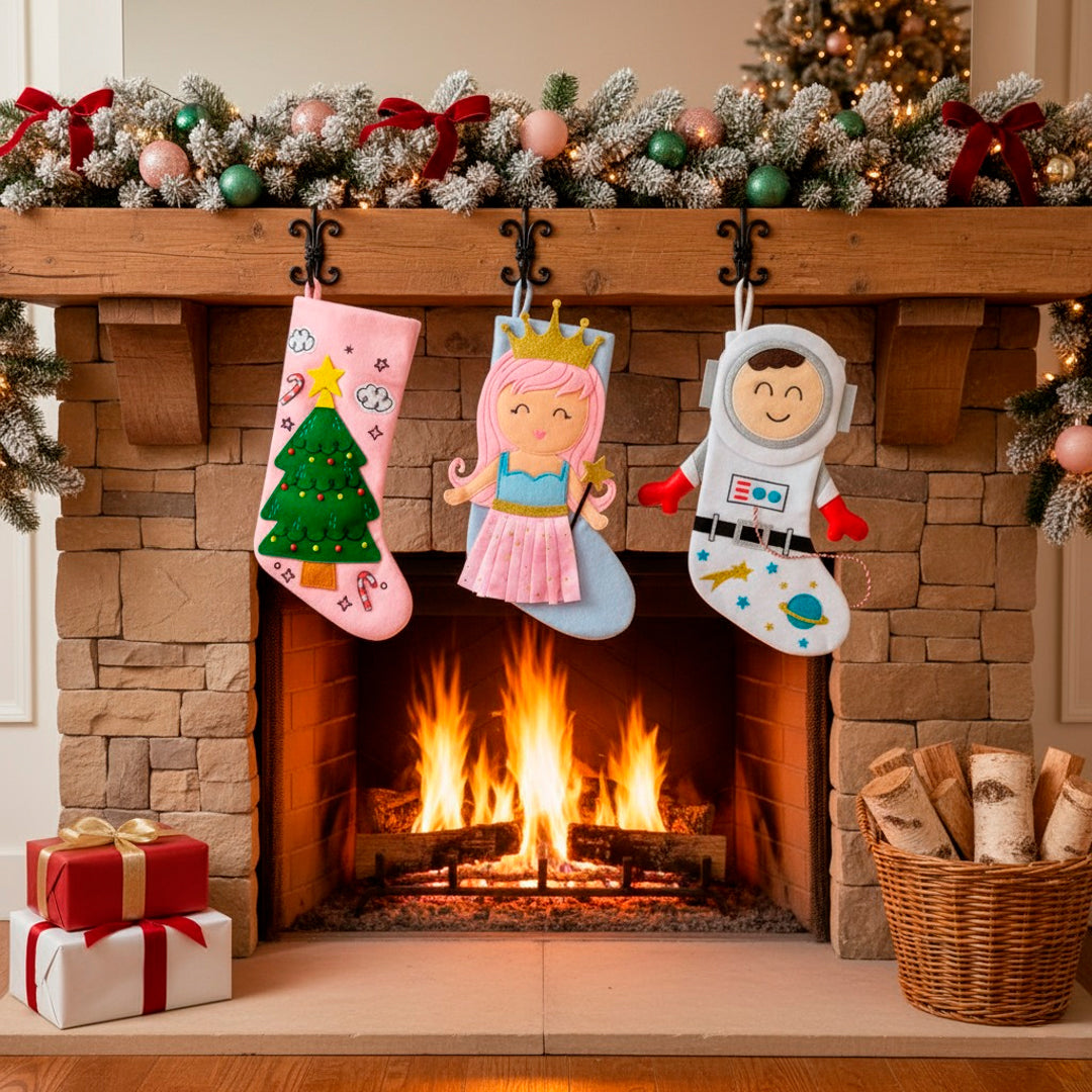 Set de 3 Botas Kids Navideñas