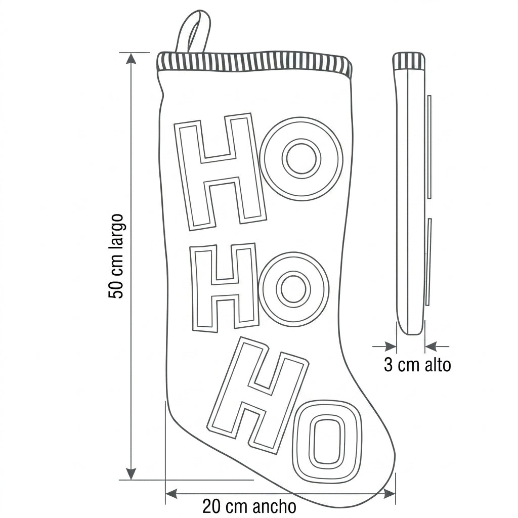 Set de 3 Botas Navideñas “Ho Ho Roar!”