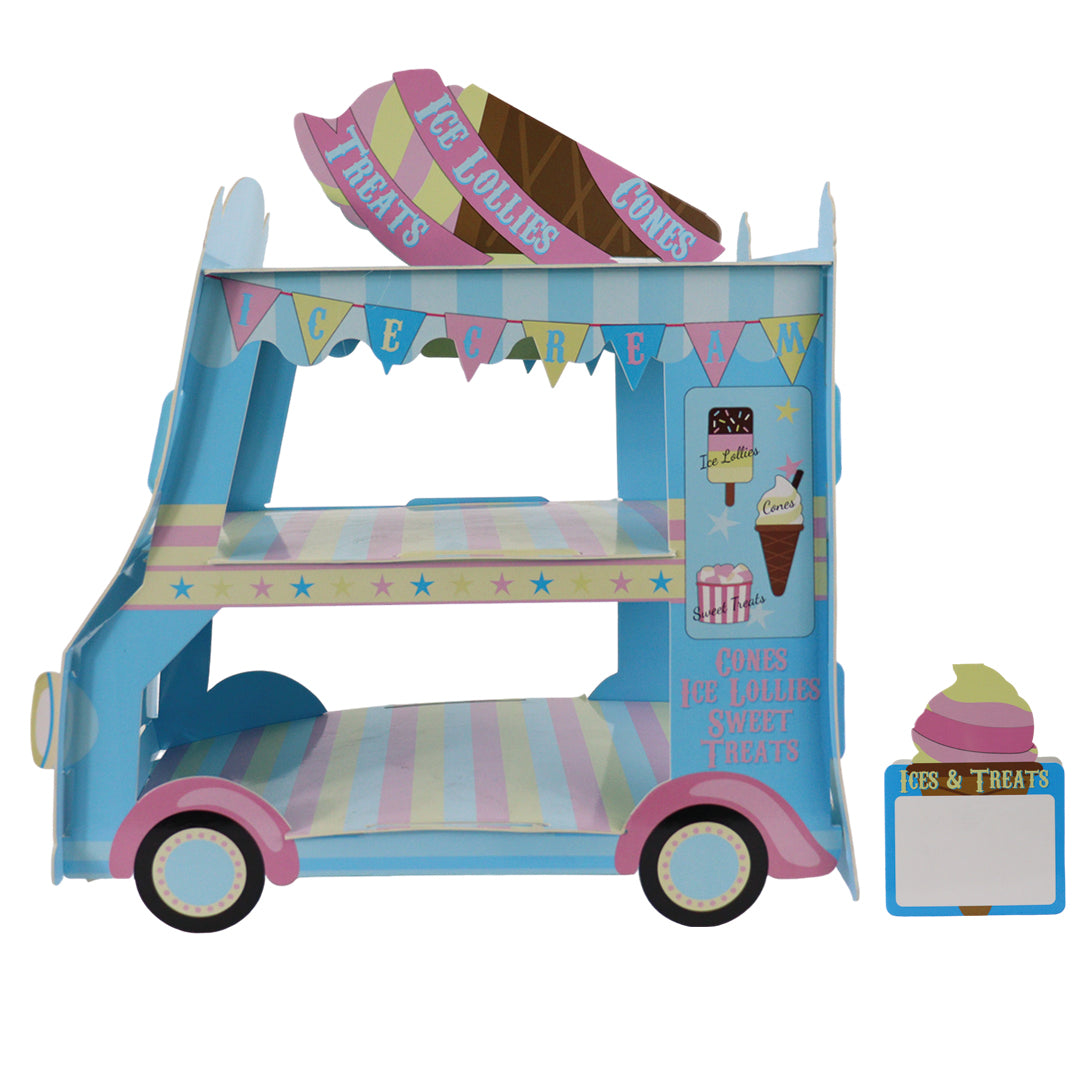 Stand Cupcakes Carro Azul