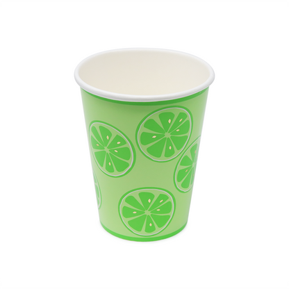 Kit de Fiesta Citrica Limon Verde: Platos, Vasos, Cubiertos, Popotes, Servilletas y Decoración