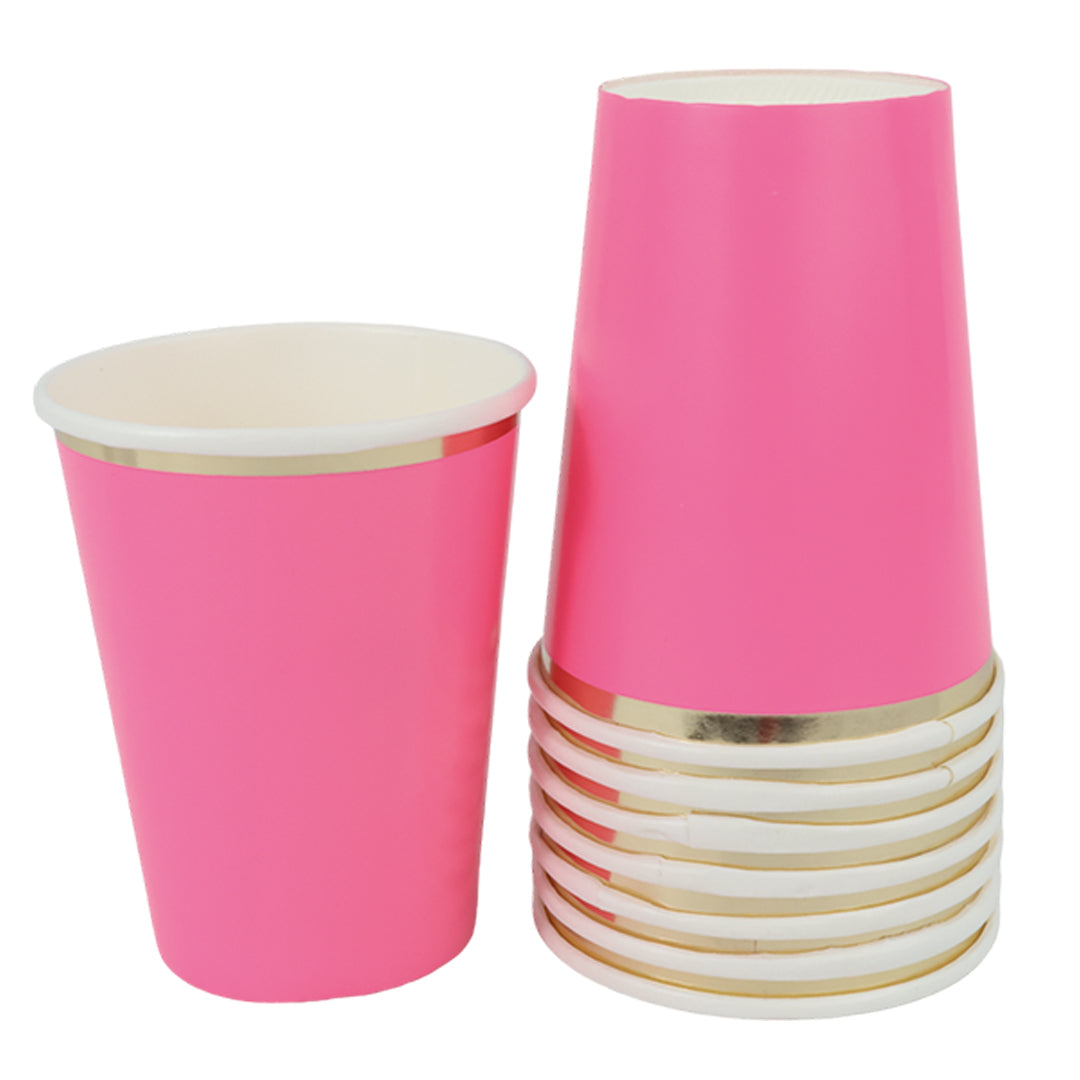 Kit de Fiesta Corazón Tornasol: Platos, Vasos, Cubiertos, Popotes, Servilletas y Decoración
