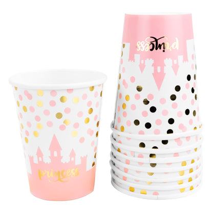Kit de Fiesta Castillo Real: Platos, Vasos, Cubiertos, Popotes, Servilletas y Decoración