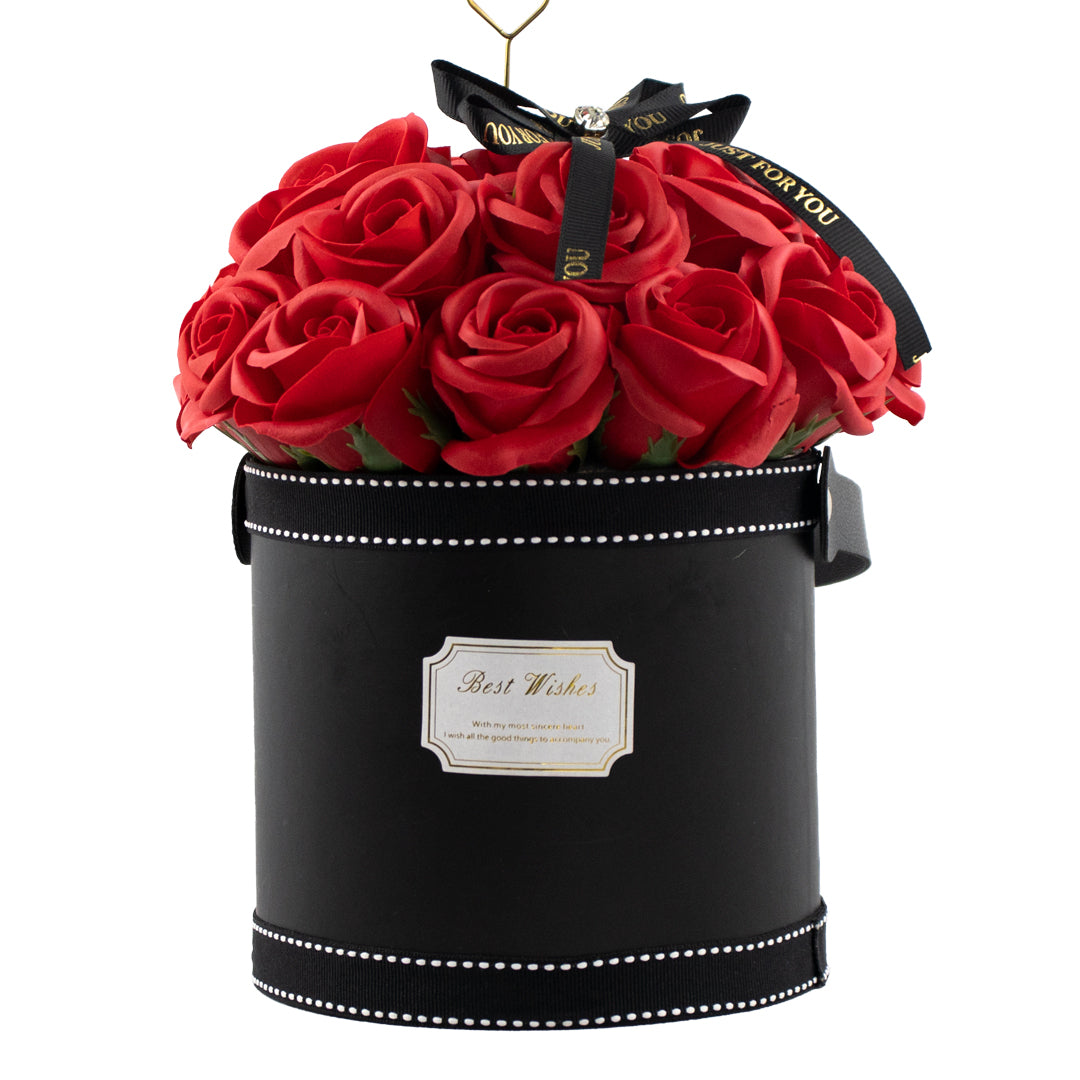 Caja Bouquet de Rosas Rojas