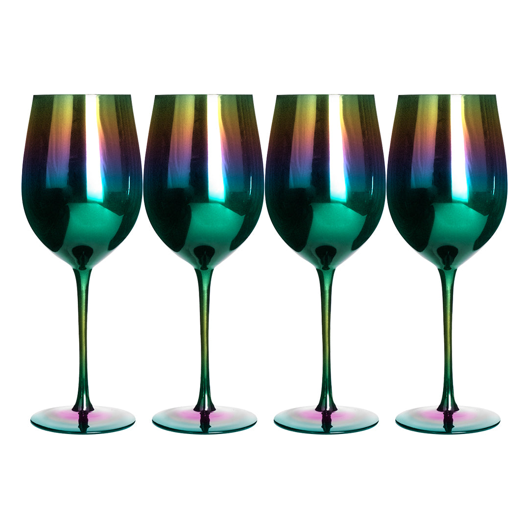 Set de 4 Copas de Vino Arcoíris - 465 ml