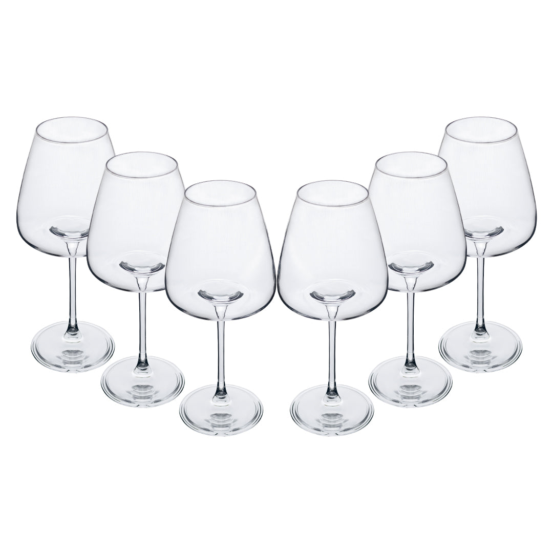 Set de 6 Copas de Cristal Amplia - 612 ml