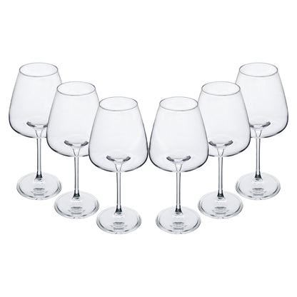 Set de 6 Copas de Cristal Amplia - 612 ml