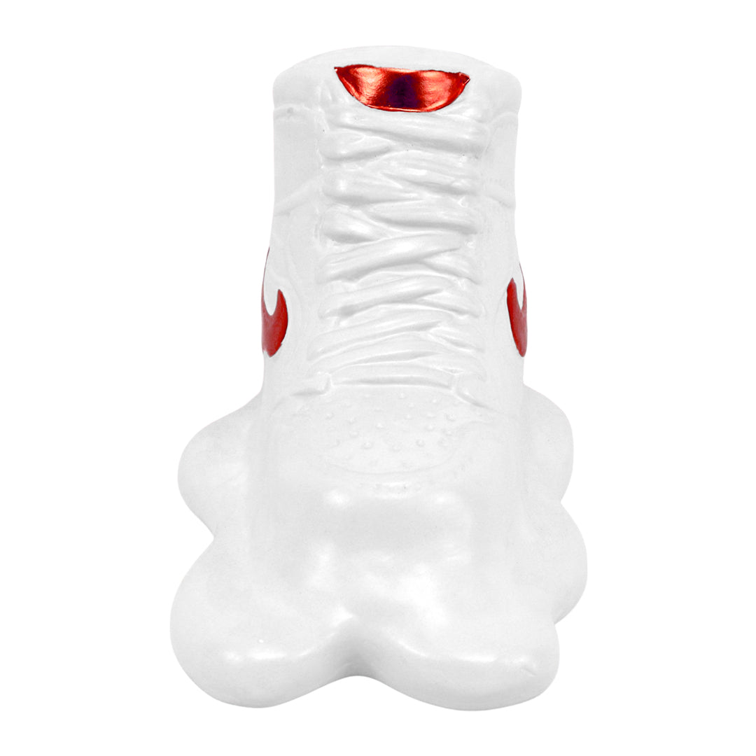 Figura Decorativa Diseño de Tenis Blanco y detalle Rojo