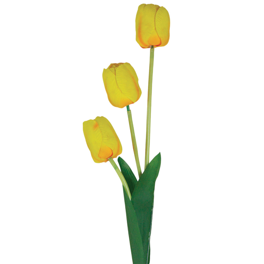 1 Vara de Flor Tulipán Color Amarillo