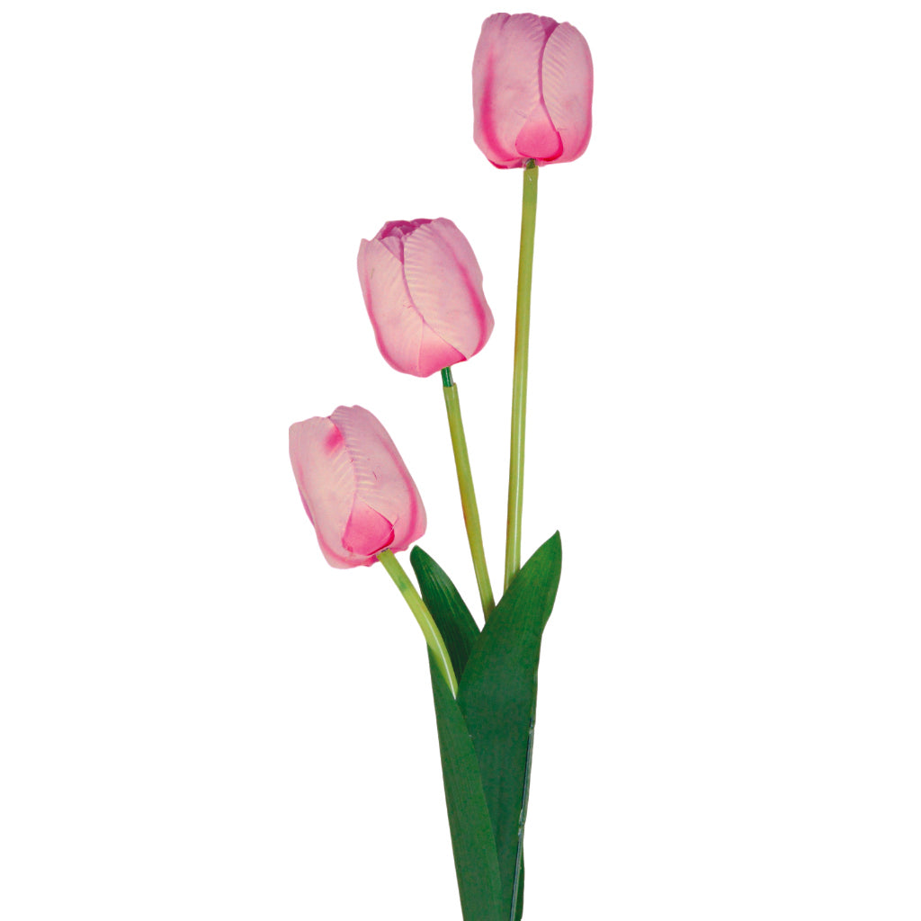 1 Vara de Flor De Tulipan Color Rosa Claro