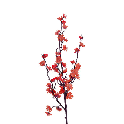1 Vara de Flor De Ciruelo Color Rojo