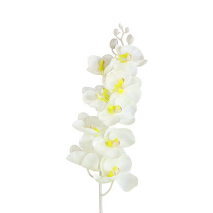 1 Vara de Flor Orquídea Color Blanco