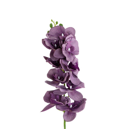 1 Vara de Flor Orquídea Color Morada