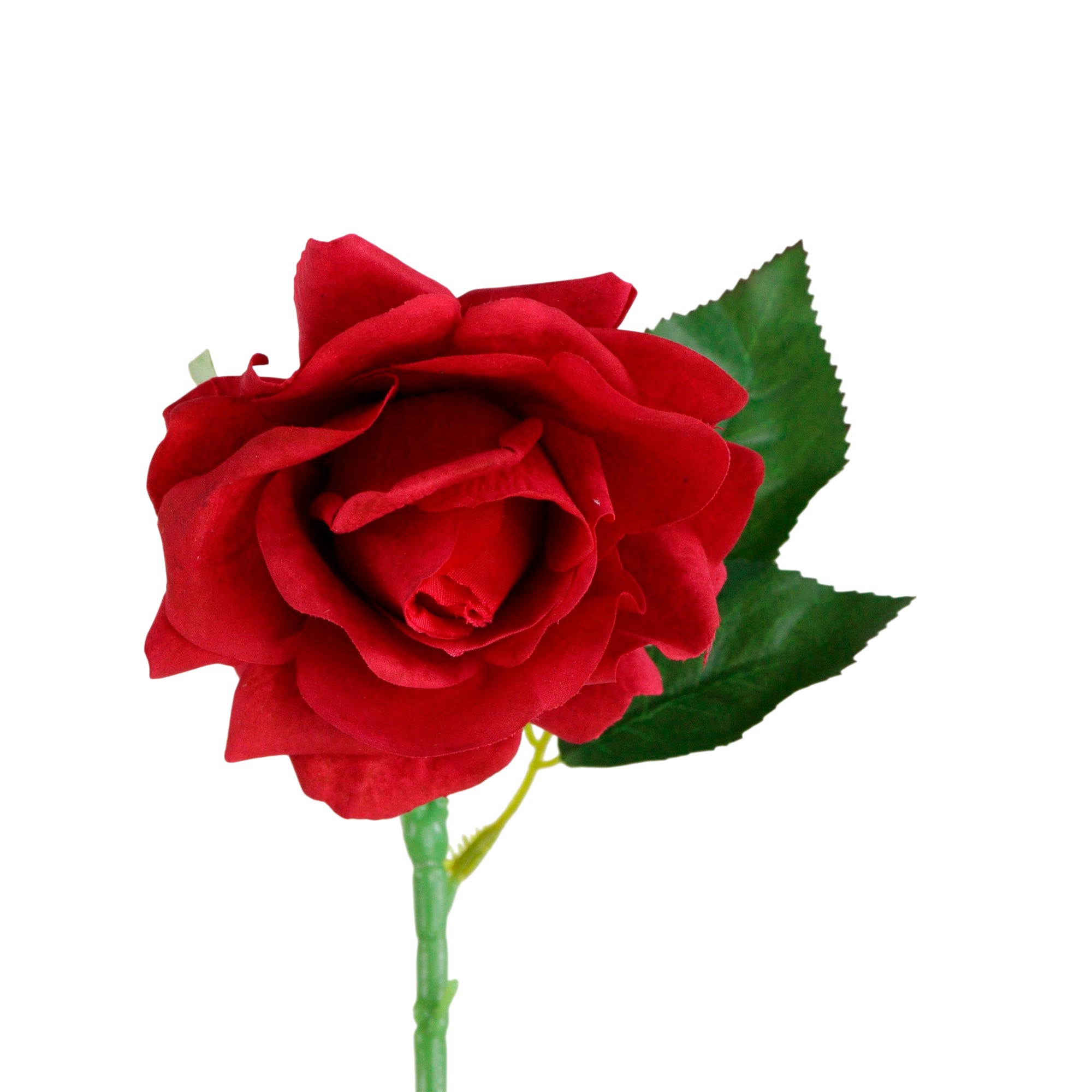 1 Vara de Flor Rosa Toque Real Color Roja