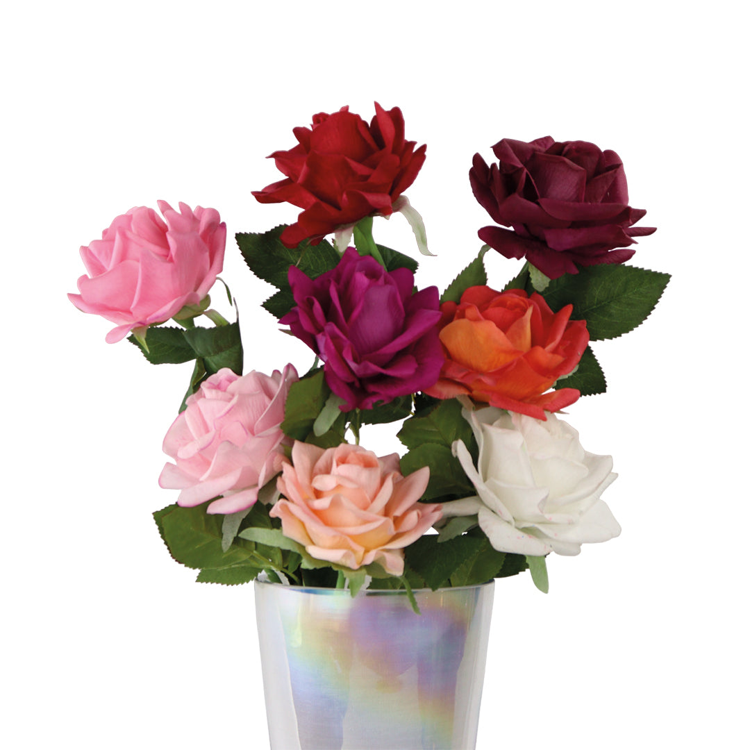 1 Vara de Flor Rosa  Color Anaranjado
