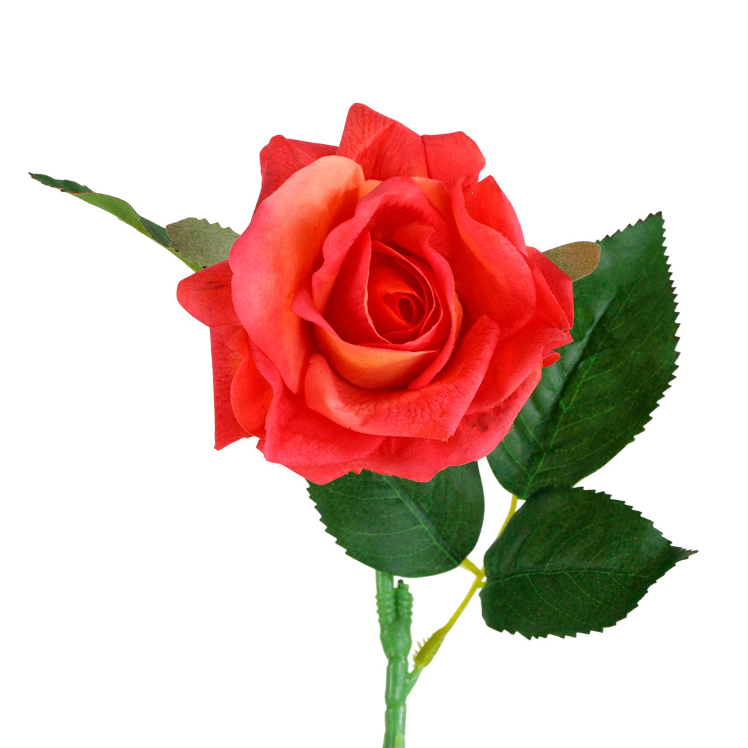1 Vara de Flor Rosa  Color Anaranjado