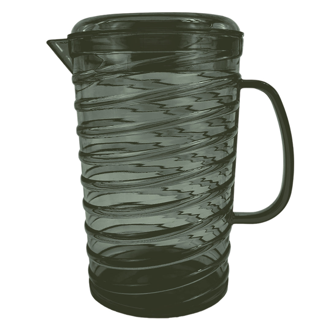 Jarro de Plástico con Tapa Verde - 1.8 Litros