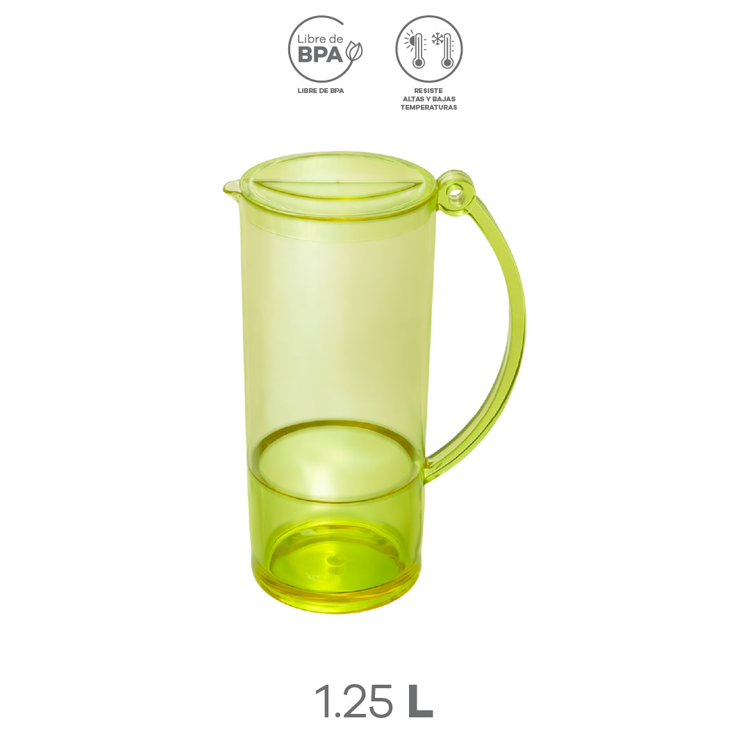 Jarra de Plástico Verde 1.25 L