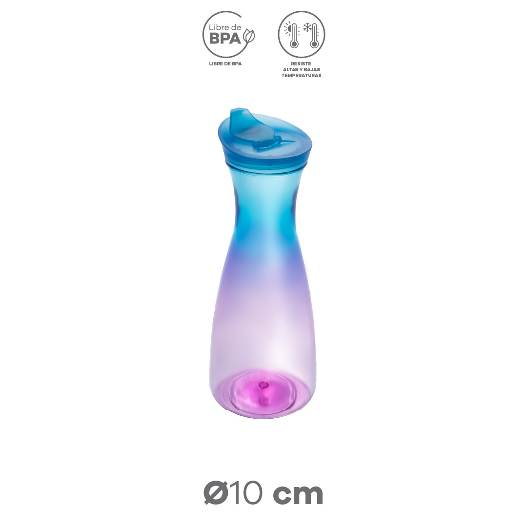 Jarra Bicolor Morada/Azul 1000ml