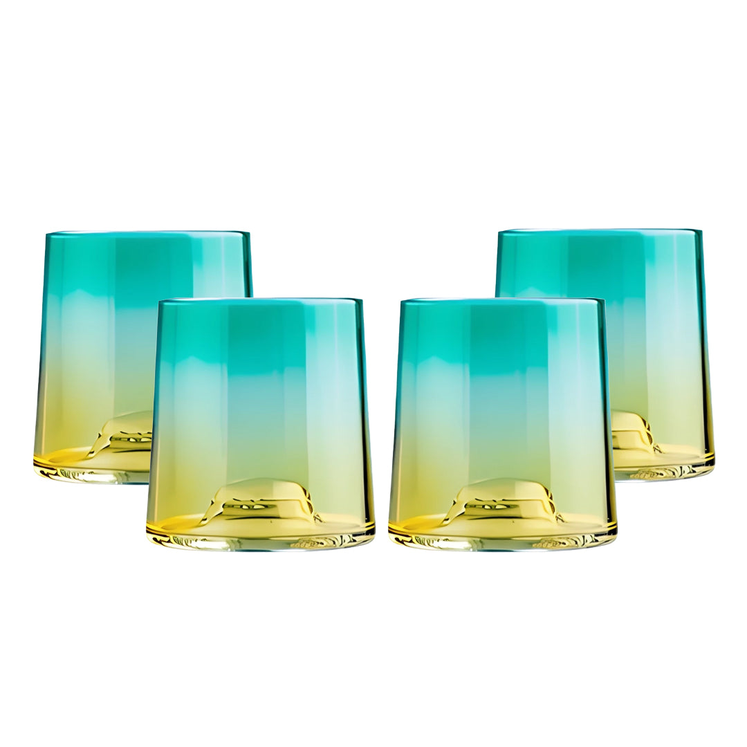 Vaso de Vidrio Degradado Bicolor - 310 ml