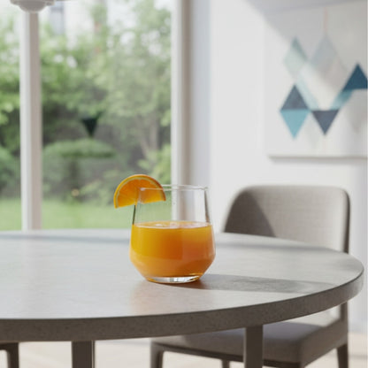 Set de 6 Vasos de Cristal Humo Transparente - 390 ml