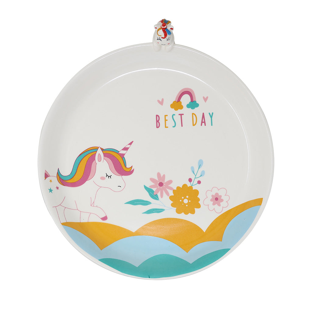 Vajilla Best Day Infantil Set Individual - Cerámica Multicolor 3 piezas
