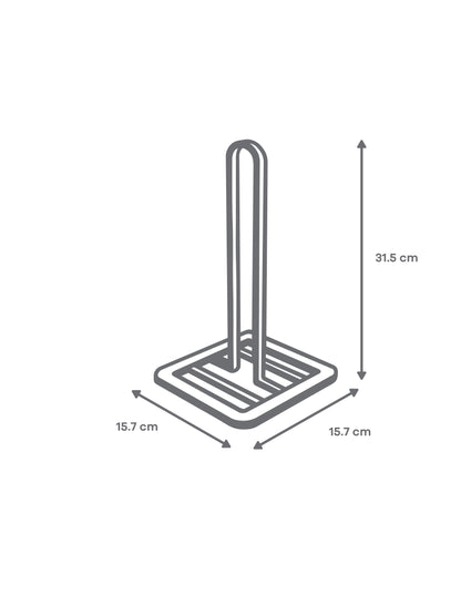 Porta Toallero de Cocina - Metálico Negro
