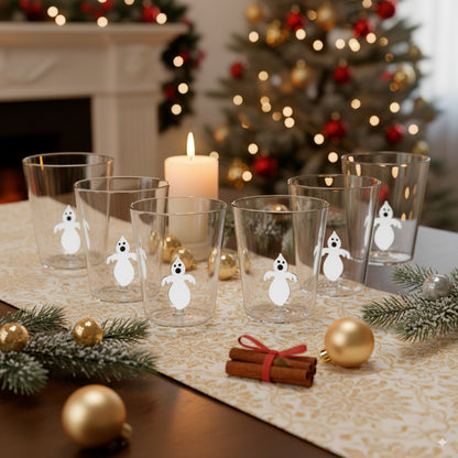 SET DE 6 VASOS DE CRISTAL FANTASMA - 400 ml