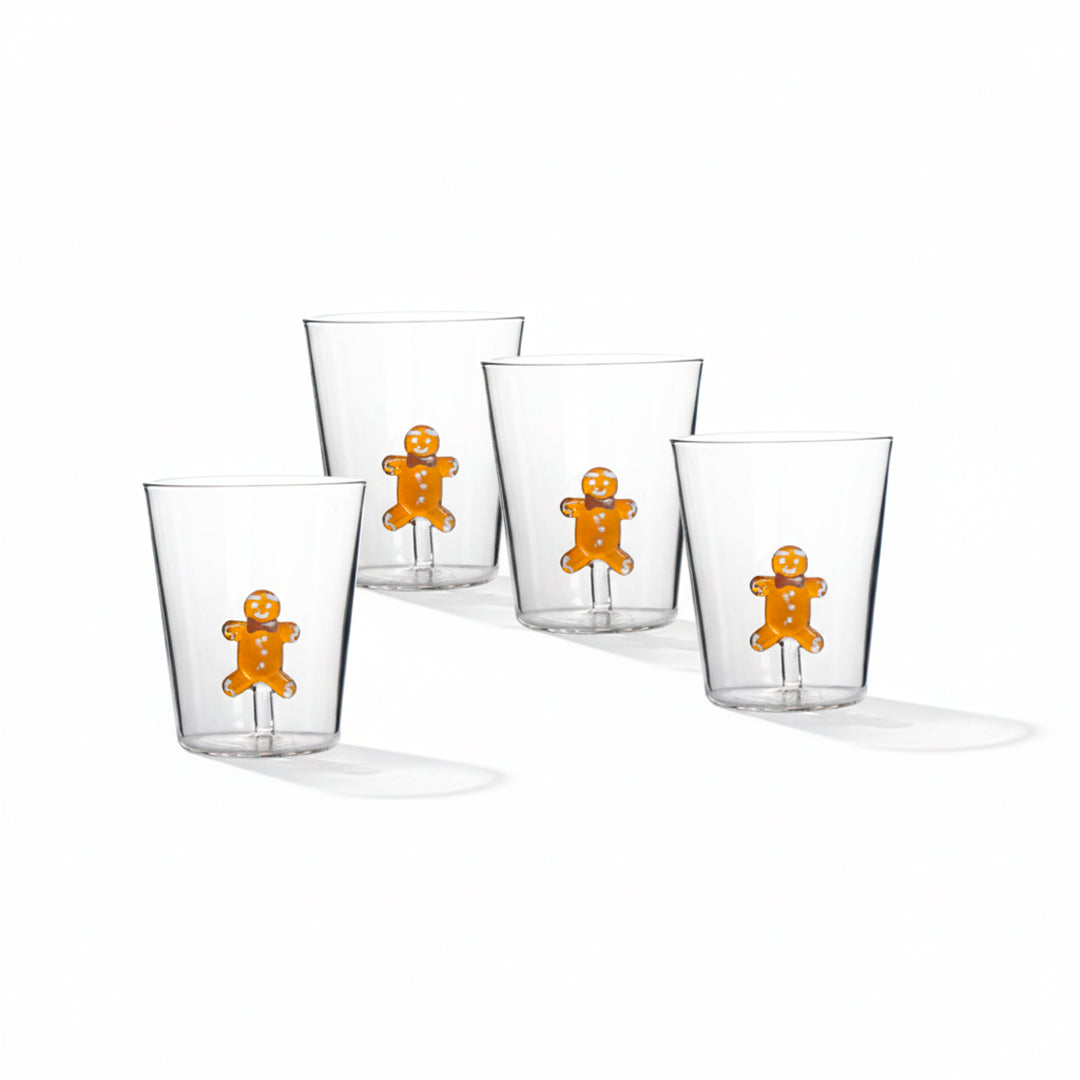 SET DE 4 VASOS DE CRISTAL Jengibre - 400ml