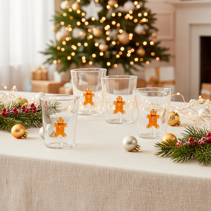 SET DE 4 VASOS DE CRISTAL Jengibre - 400ml