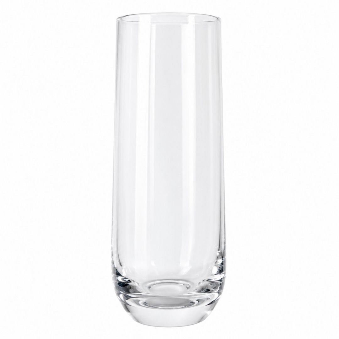 Set de 6 Vasos Altos de Cristal Transparentes - 250 ml