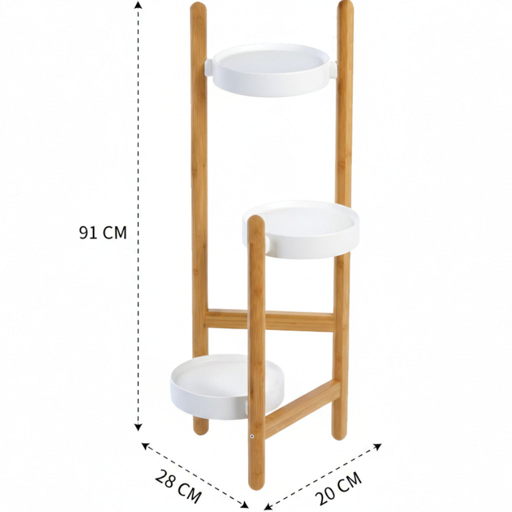 Soporte para Plantas de 3 Niveles