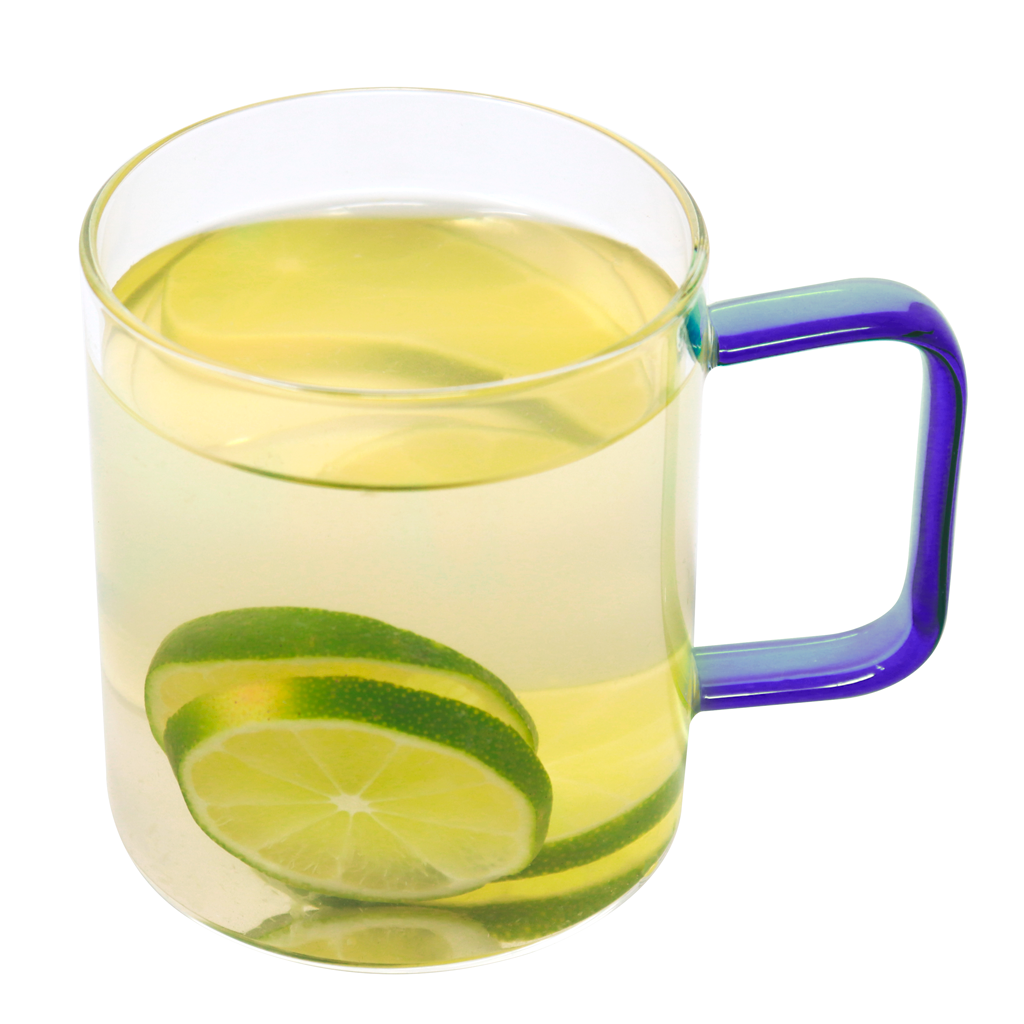 Taza Transparente con Asa de Color 400 ml - Varios Colores