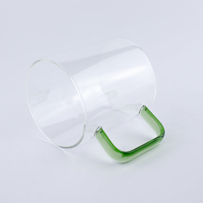 Taza Transparente con Asa de Color 400 ml - Varios Colores