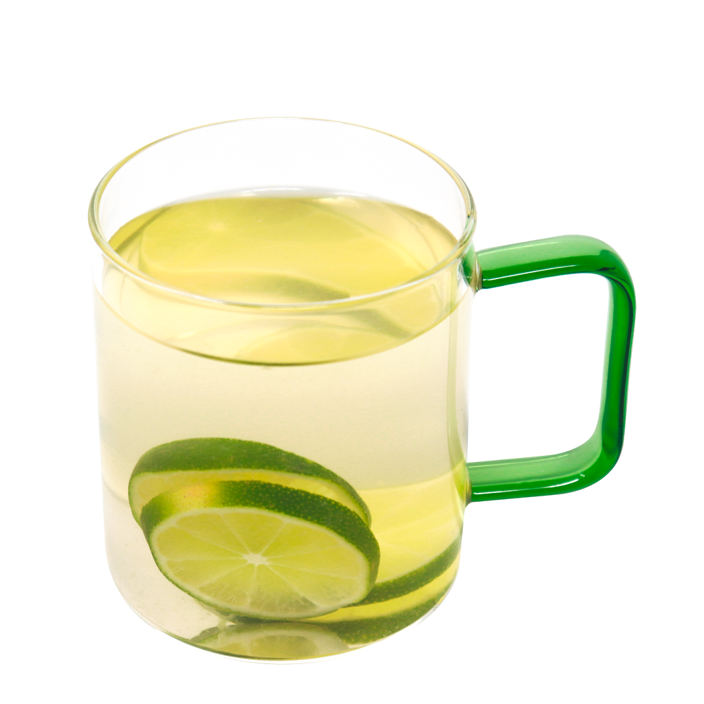 Taza Transparente con Asa de Color 400 ml - Varios Colores