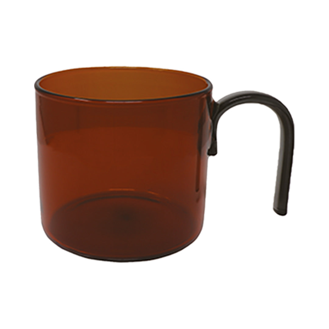 Set de 4 Tazas de Cristal Ámbar - 280 ml