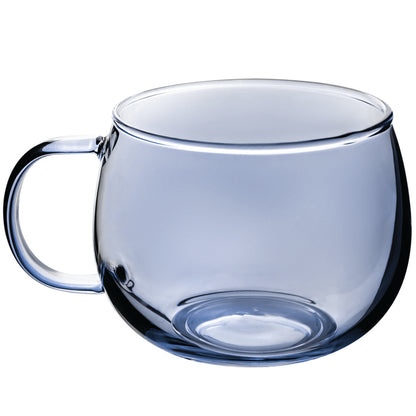 Set de 6 Tazas de Cristal Tornasol Gris - 410 ml