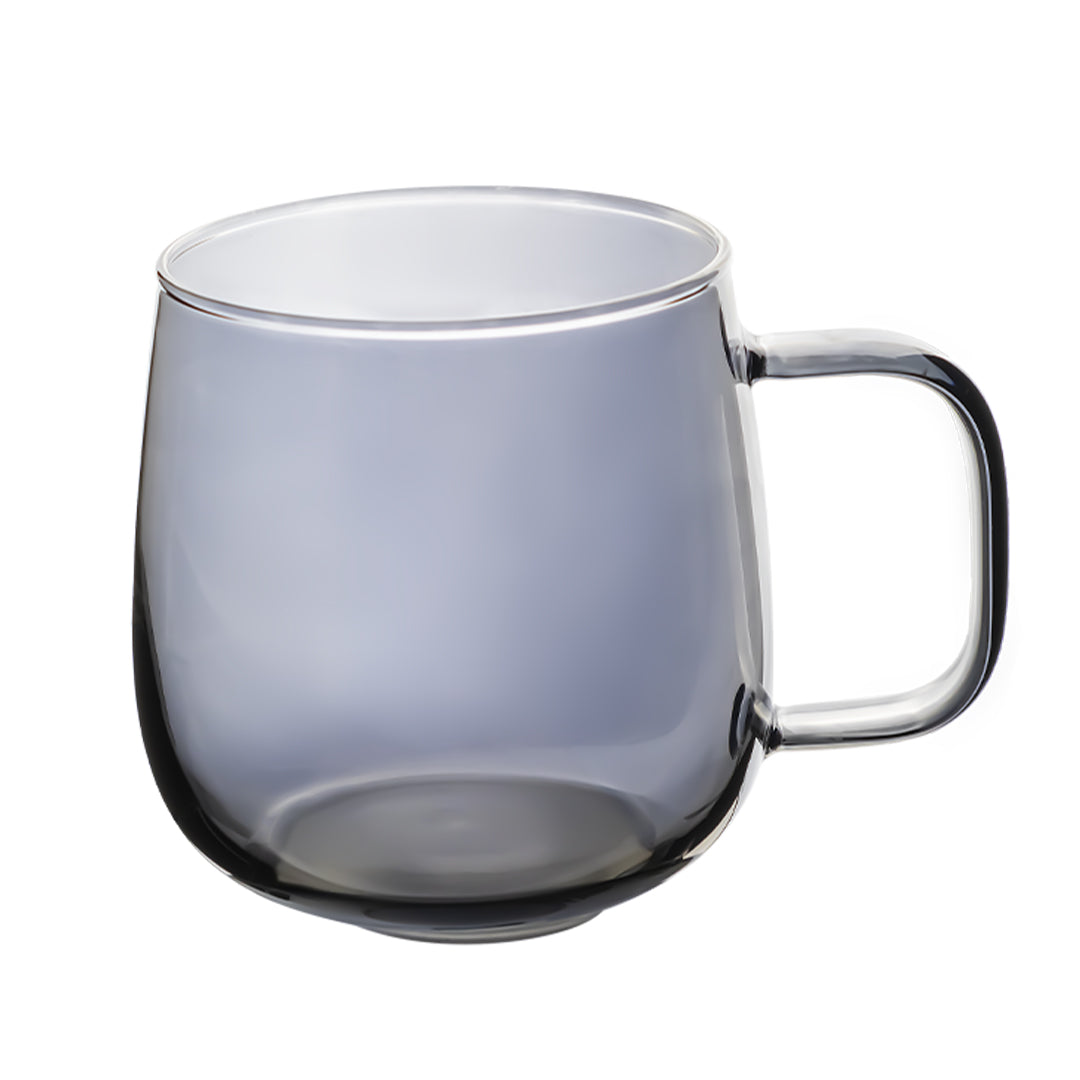 Set de 6 Tazas de Cristal Tornasol Gris - 530 ml