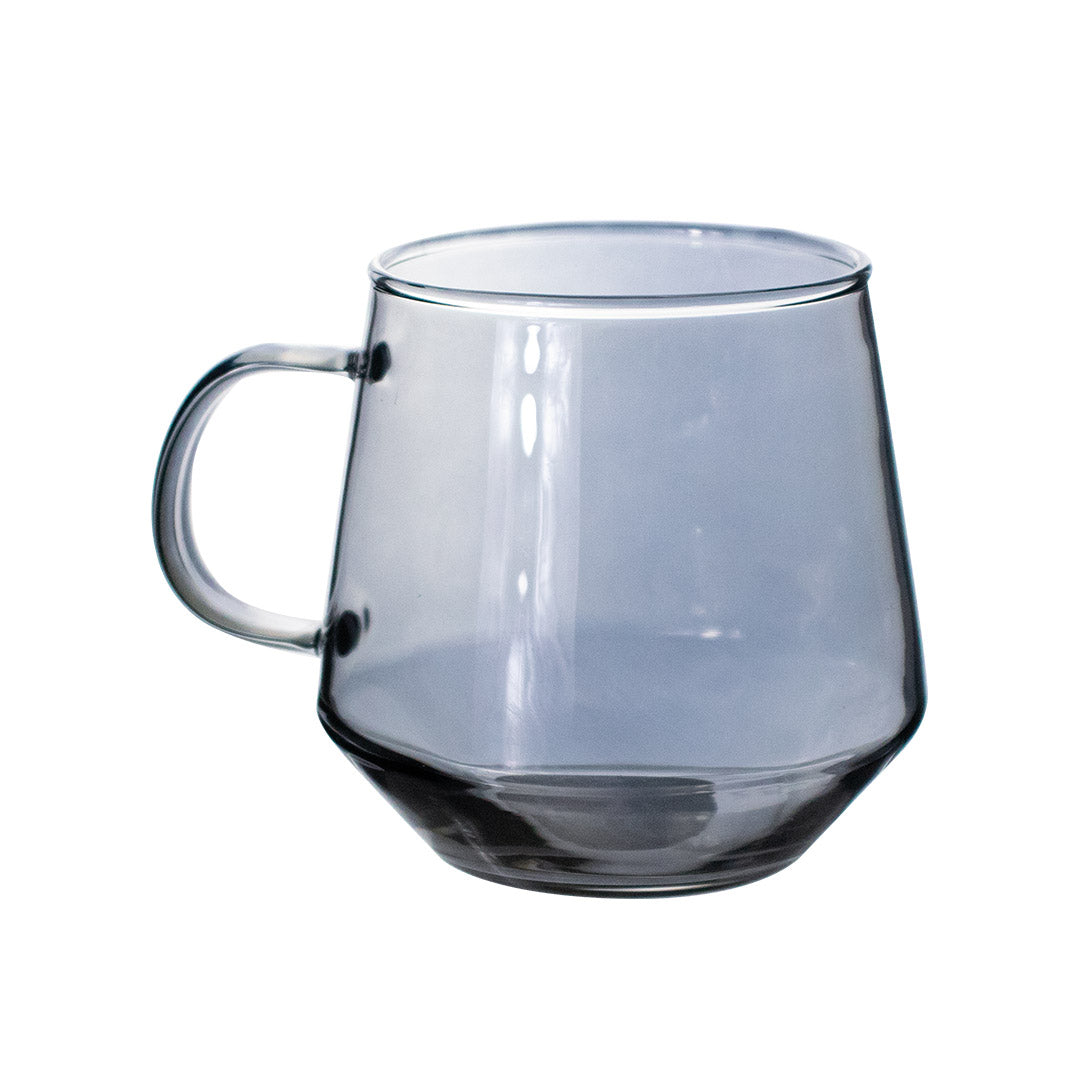 Set de 6 Tazas de Cristal Humo - 370 ml