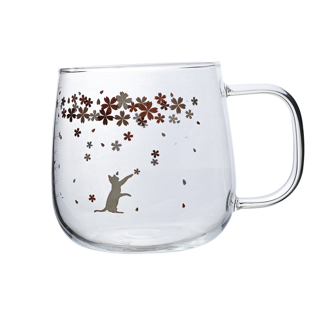 Set de 6 Tazas de Cristal Gato - 530 ml